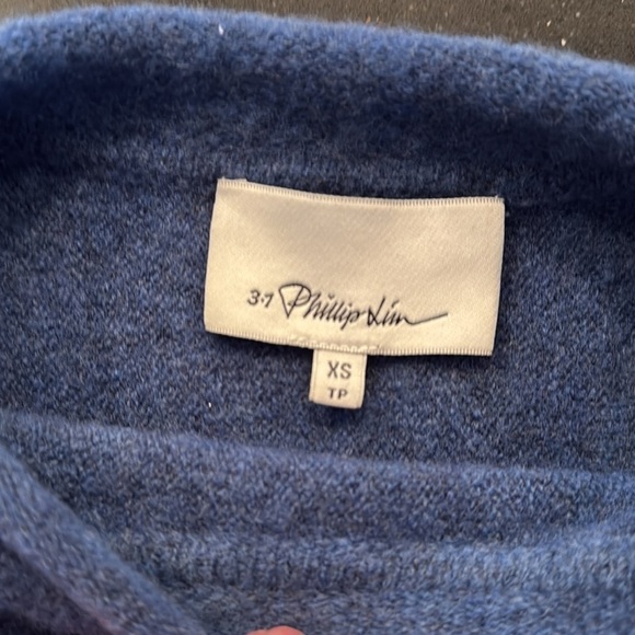 3.1 PHILLIP LIM Wool-Blend Sweater With Ruffled Bell Sleeves SZ XS - Picture 6 of 7